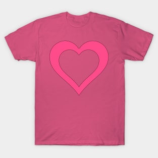 A hole in my Heart for you in pink T-Shirt